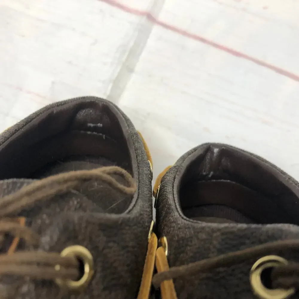 Michael Kors Rain Duck Boot Rubber and Monogram Leather Low Profile